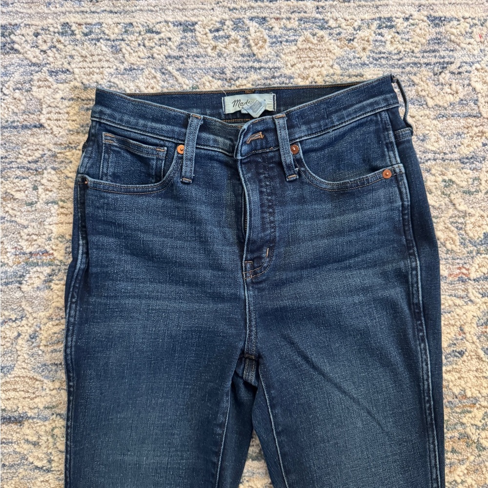 Madewell 10” High-Rise Skinny Jeans – Size 25 – Very Good Condition - Picture 2 of 6